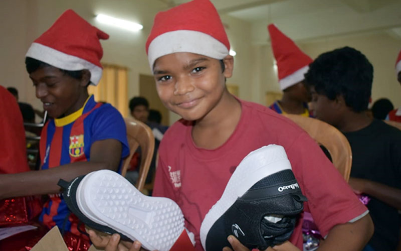 Christmas Cheer brought by Employees at Indigo Airlines